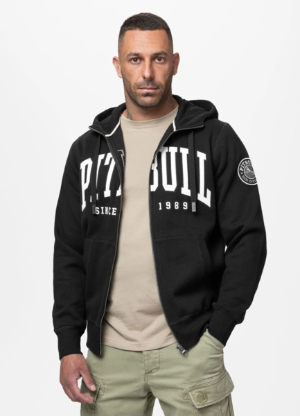 PIT BULL &quot;NORTON&quot; Zip-Up Hoodie - Black