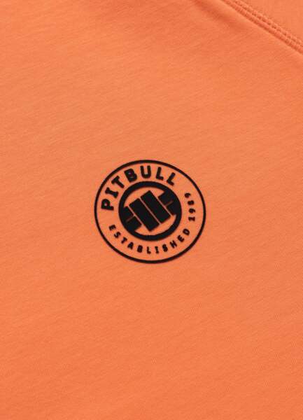 Bluza męska rozpinana z kapturem PIT BULL "DOGWOOD" - pomarańczowy