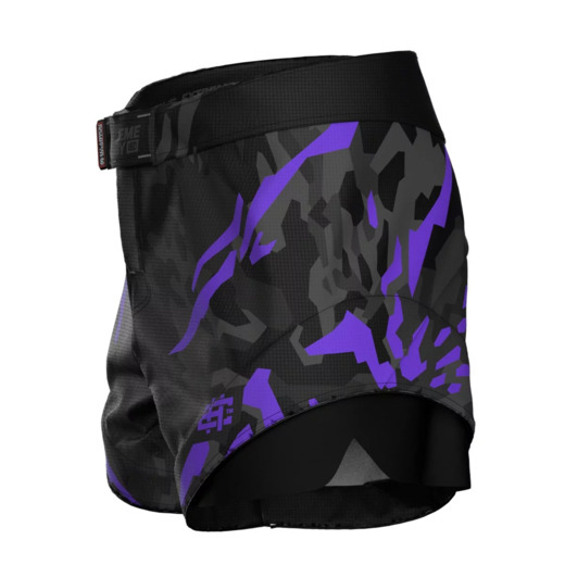 Spodenki combat Extreme Hobby | BLACK PANTHER - czarny/fioletowy