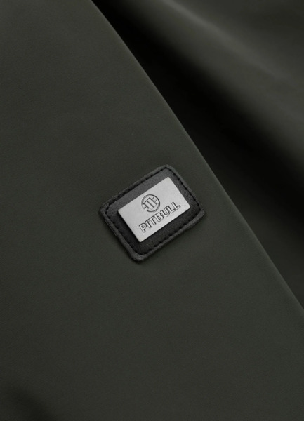 Kurtka zimowa z kapturem PIT BULL "YORK" - oliwkowy