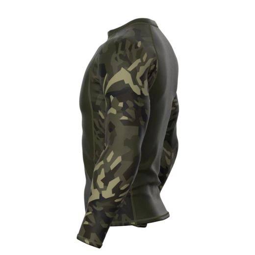  Extreme Hobby Men's Longsleeve Rashguard | JUNGLE PANTHER - Khaki