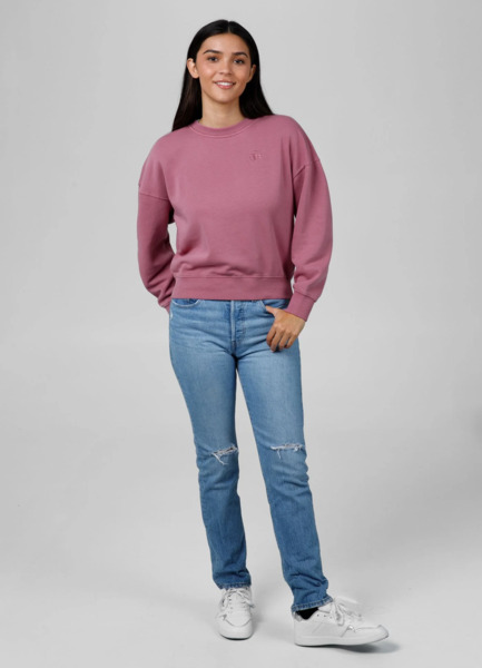 WASHED PIT BULL &quot;MANZANITA&quot; women&#39;s sweatshirt - pink