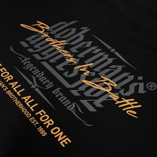 Bluza Dobermans Aggressive "BROTHERS IN BATTLE BC413" - czarna