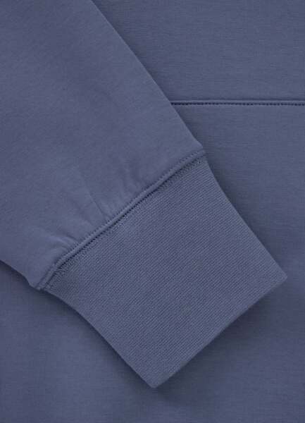 Bluza męska z kapturem PIT BULL "SAMPSON" - granatowy jeansowy