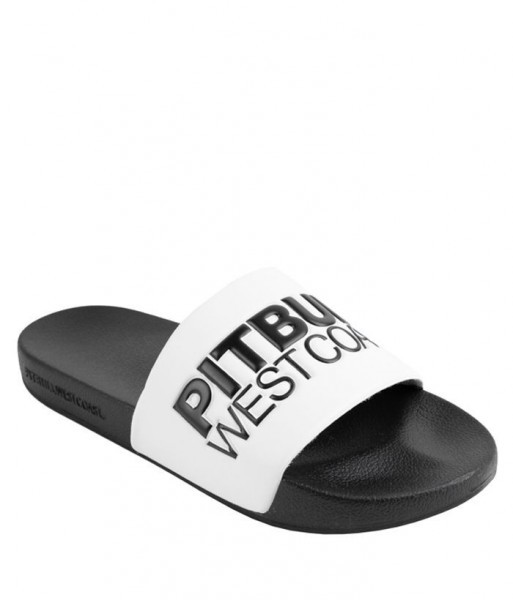 Klapki PIT BULL "TNT" White/Black