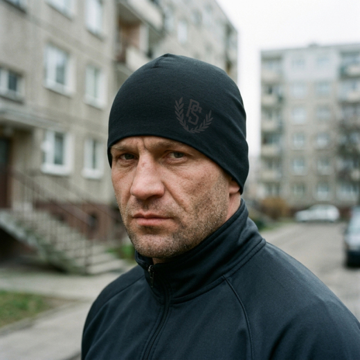 Pretorian Cap "PS" - black / black
