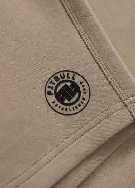 Szorty dresowe męskie PIT BULL "DOGWOOD" - ciemny piaskowy