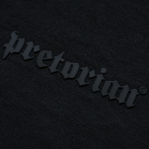 Pretorian "Logo 3D black" zip-up sweatshirt - black
