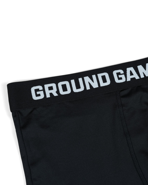 Ground Game Sports Men&#39;s 3-Pack Boxer Briefs - Black