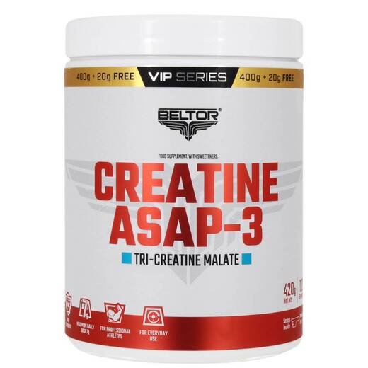 Creatine Malate BELTOR CREATINE ASAP3 420 g. VIP SERIES! (400g + FREE 20g) - pineapple 
