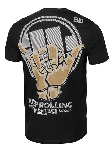 Koszulka PIT BULL "Keep Rolling"  - czarna