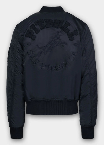 PIT BULL "HACKET" transitional bomber jacket - dark navy blue