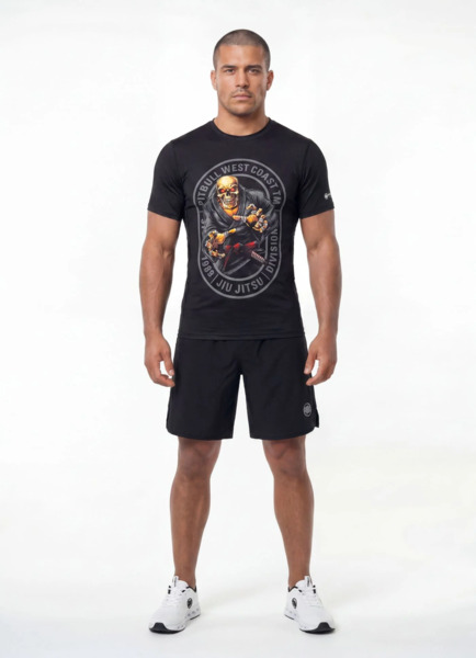 Koszulka Sportowa Mesh PIT BULL "JIU JITSU"