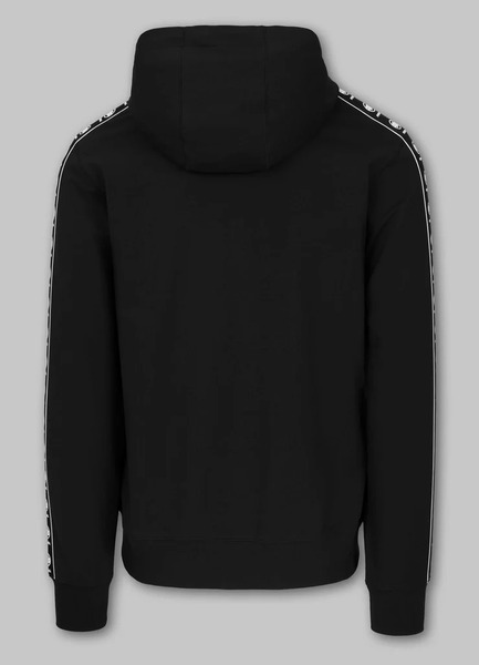 Bluza z kapturem rozpinana PIT BULL TAPE NUGGET - czarny