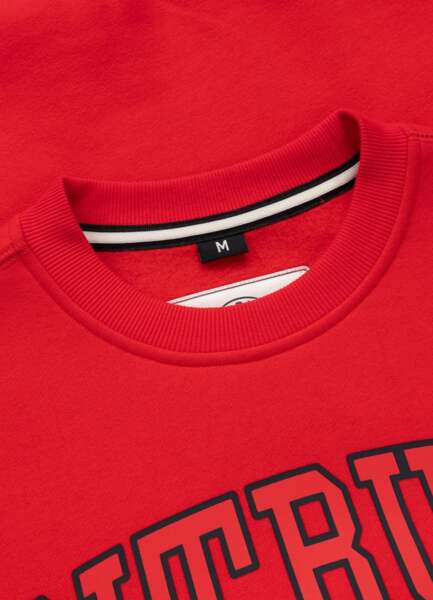 PIT BULL "SO CAL" men's sweatshirt - red