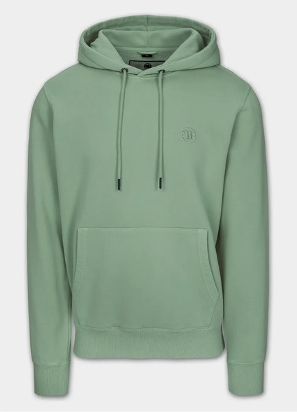  PIT BULL Washed Men&#39;s Hoodie &quot;Lancaster II&quot; - Green