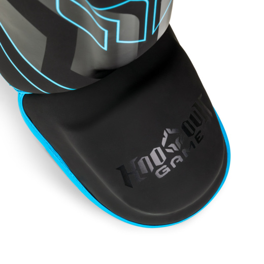 Ground Game "Logo 3.0 Blue" Shin Guards