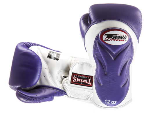  TWINS SPECIAL BGVL-6 BOXING GLOVES (violet/white palm) 