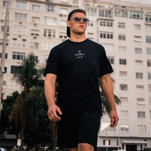 Ground Game "Absolute Control" Oversize T-shirt - Black