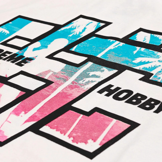 Koszulka T-shirt męski Extreme Hobby "HASHTAG HEAT" - biały