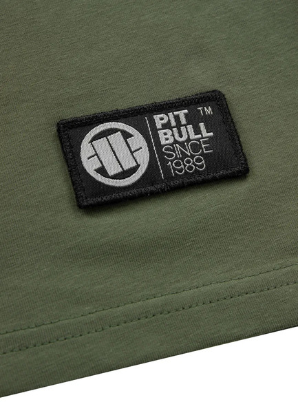 Tank Top T-shirt PIT BULL &quot;Small Logo 190&quot; - olive