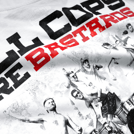 Koszulka Extreme Adrenaline "ACAB CONFRONTATION" - biała
