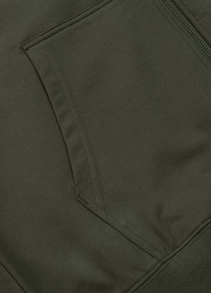 PIT BULL &quot;TROUBLEMAKER&quot; Zip-Up Hoodie - Dark Green