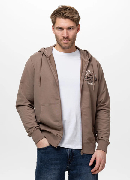 PIT BULL "BLOODLINE II" Zip-Up Hoodie - Brown