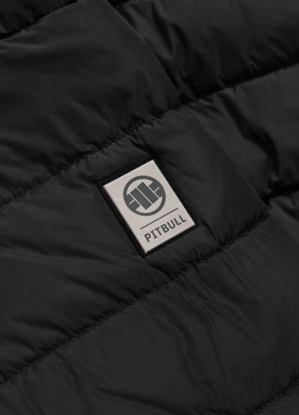 Kurtka zimowa pikowana z kapturem PIT BULL "SEACOAST III" - czarny