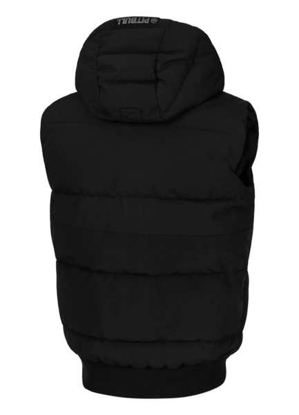PIT BULL &quot;Patton&quot; Men&#39;s Hooded Vest - Black
