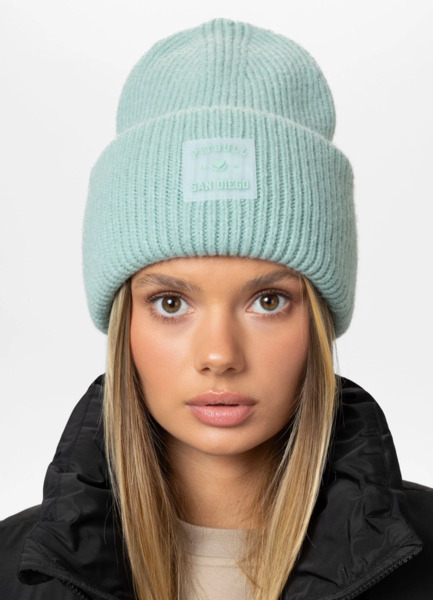 Czapka zimowa PIT BULL "LOVE PB" - miętowy