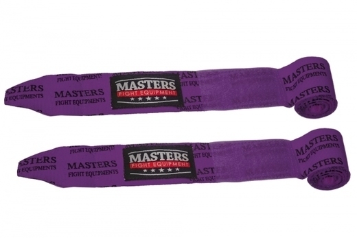 Bandaż bokserski owijki Masters 4m Neon fioletowe