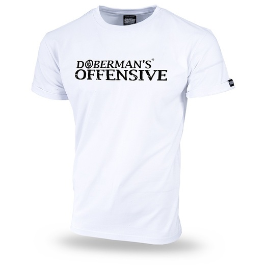 Koszulka T-shirt Dobermans Aggressive "Dobermans Offensive TS180" - biała