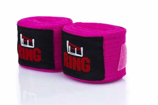 Boxing bandage RING 3.5m boxing wraps - pink