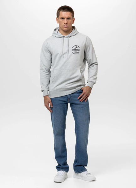 Bluza męska z kapturem PIT BULL "PHYSICAL CULTURE" - szary