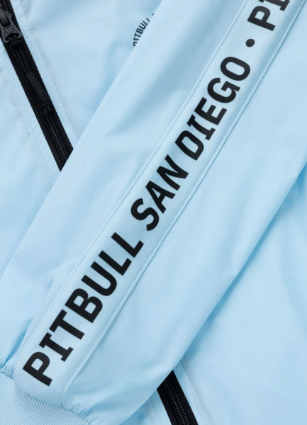Kurtka przejściowa PIT BULL "Athletic Tape" - błękitny