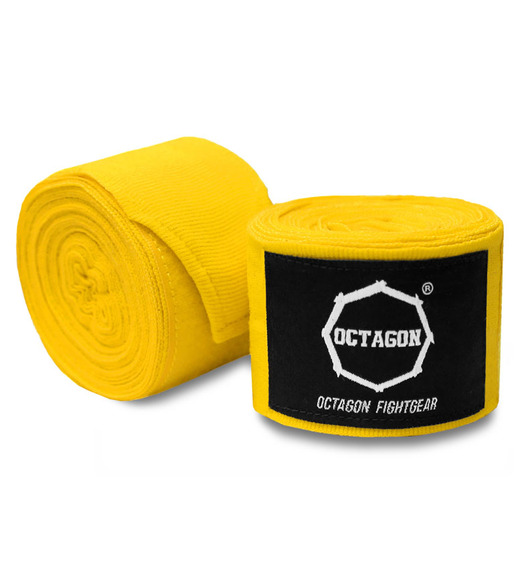 Octagon boxing wrap bandages 5 m - yellow