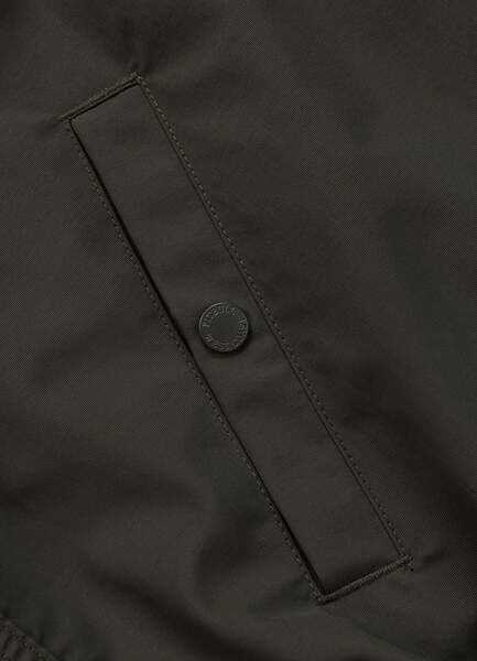 PIT BULL "HOOPER" transitional bomber jacket with hood - olive