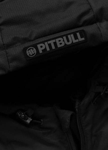 Kurtka zimowa pikowana z kapturem PIT BULL "STANFORD" - czarny