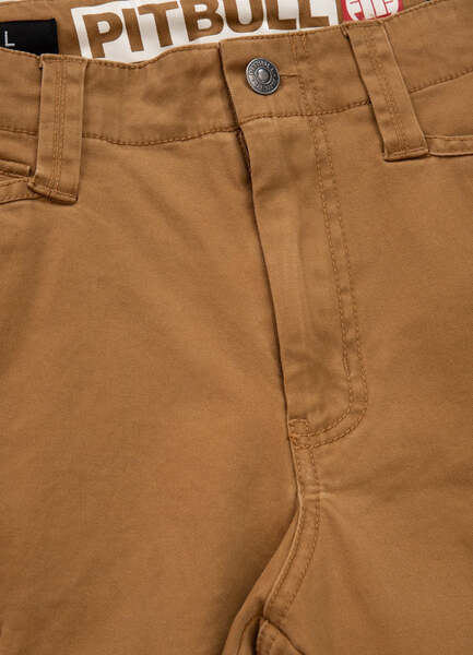 Szorty męskie bojówki PIT BULL "SCOTT" - miodowy