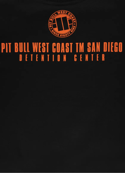 Bluza PIT BULL "Orange Logo" '23 - czarna
