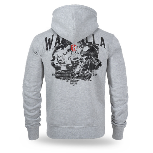 Dobermans Aggressive &quot;WALHALLA&quot; BZ364E Zip Hoodie - Gray