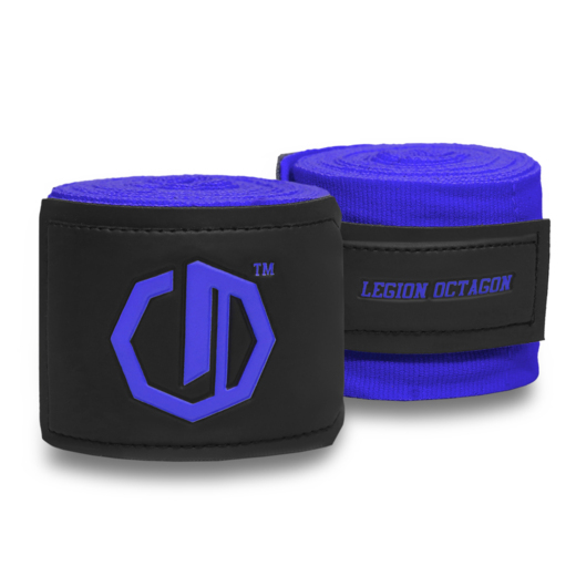 Legion Octagon Supreme Boxing Wraps/Handwraps Dark Blue 4m