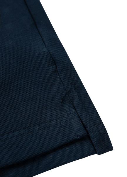 Koszulka Polo Pit Bull Pique Stripes Regular - granatowa