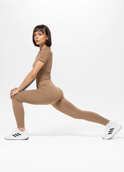  PIT BULL sports leggings for women &quot;COLUMBIA&quot; - light brown 