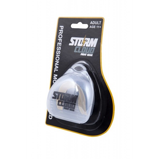 StormCloud single jaw mouthguard - black / yellow