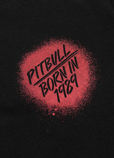 Koszulka męska PIT BULL Loose Fit "GRAFFITI" - czarny