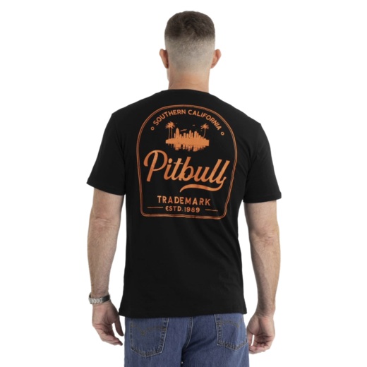 Koszulka męska Pit Bull Ultra Light SO CAL - czarny