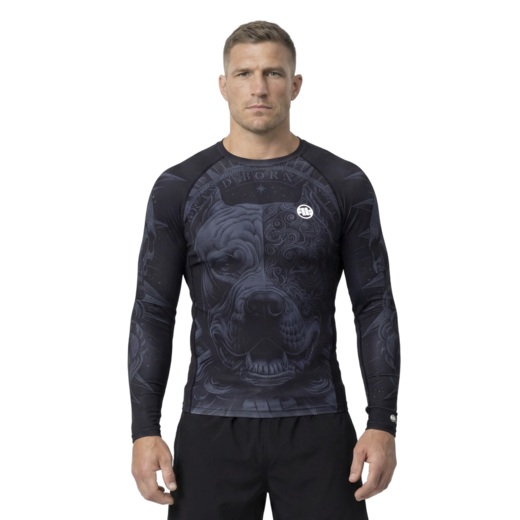 Rashguard longsleeve PIT BULL "WORLD"
