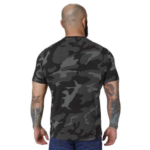 PIT BULL slim fit T-shirt "Classic Boxing" - all black camo